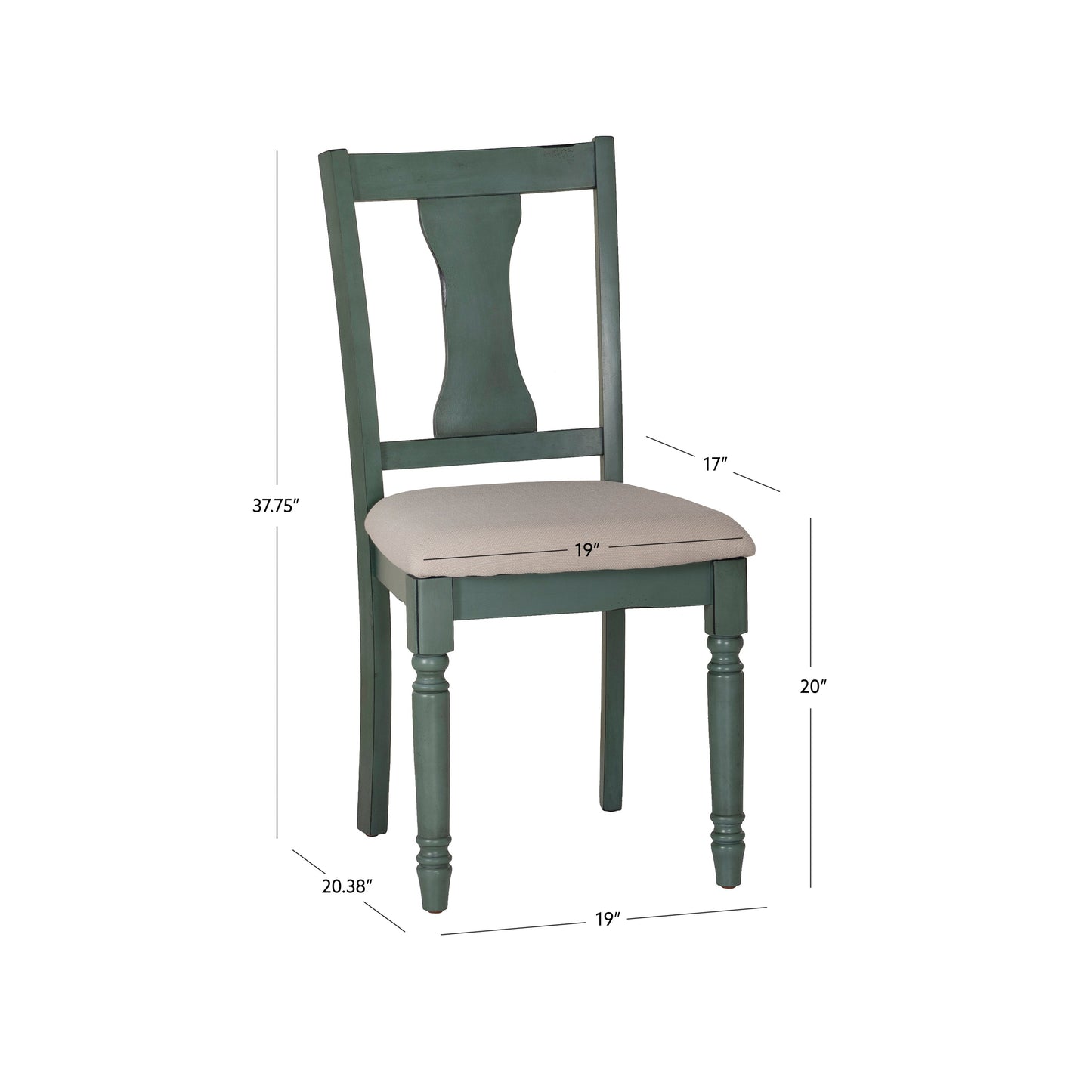 Chaise d'appoint Willow (lot de 2)