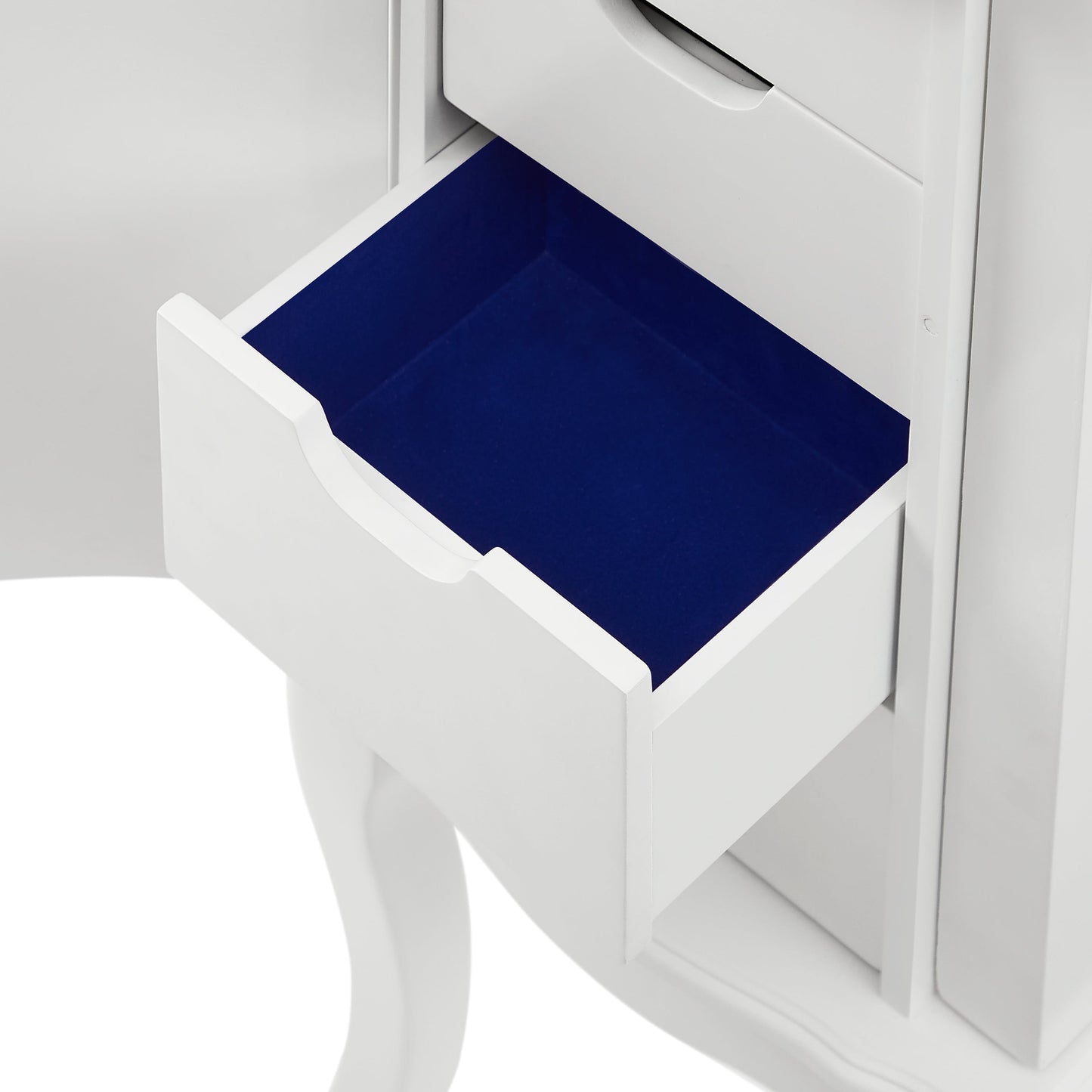 Armoire à bijoux Whitney White