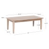 Table basse naturelle Svana