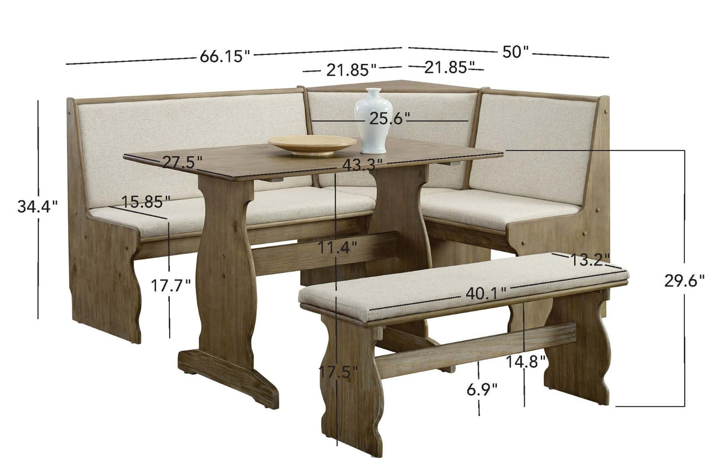 Ensemble de coin rembourré Sierra