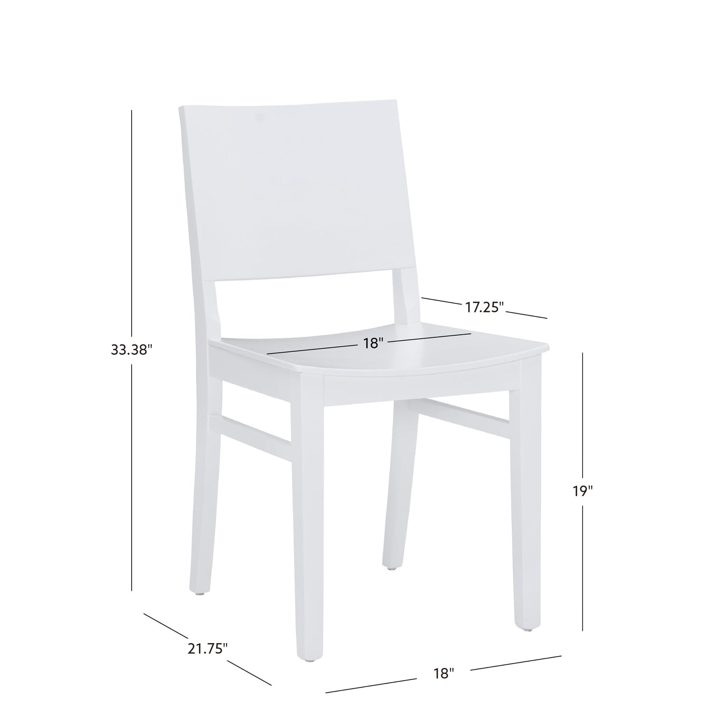 Chaise de salle à manger Kentucky (lot de 2)