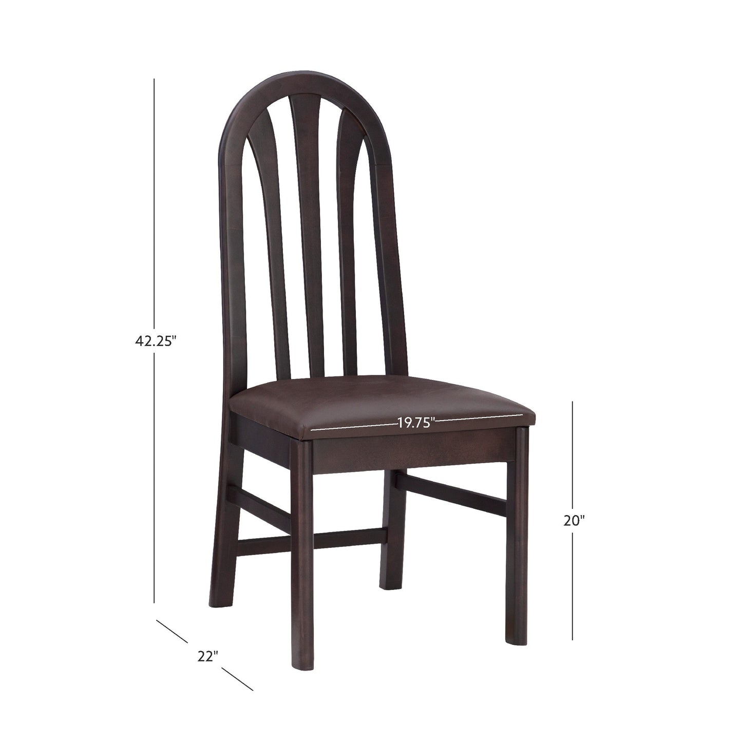 Chaise Jonas Brown (lot de 2)