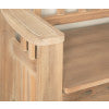 Banc de rangement en acacia