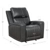 Fauteuil inclinable électrique Ingram Gray