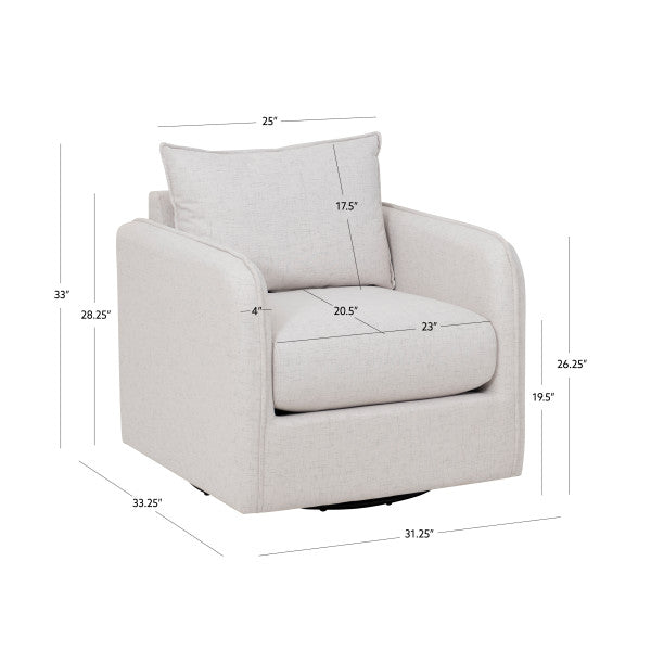 Fauteuil pivotant Bronson