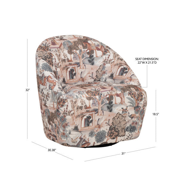 Fauteuil pivotant Cammie