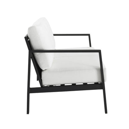 Canapé deux places d'extérieur en aluminium Alora