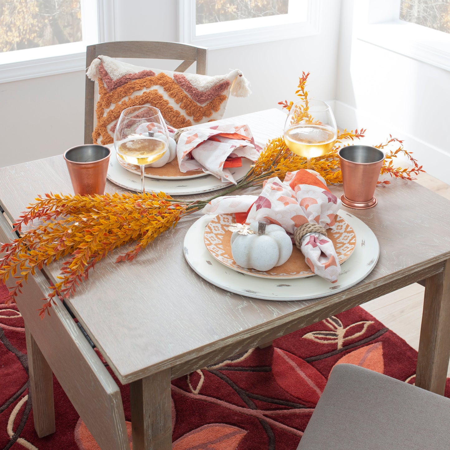 Ensemble de salle à manger Torino 3 pièces à rallonge rabattable