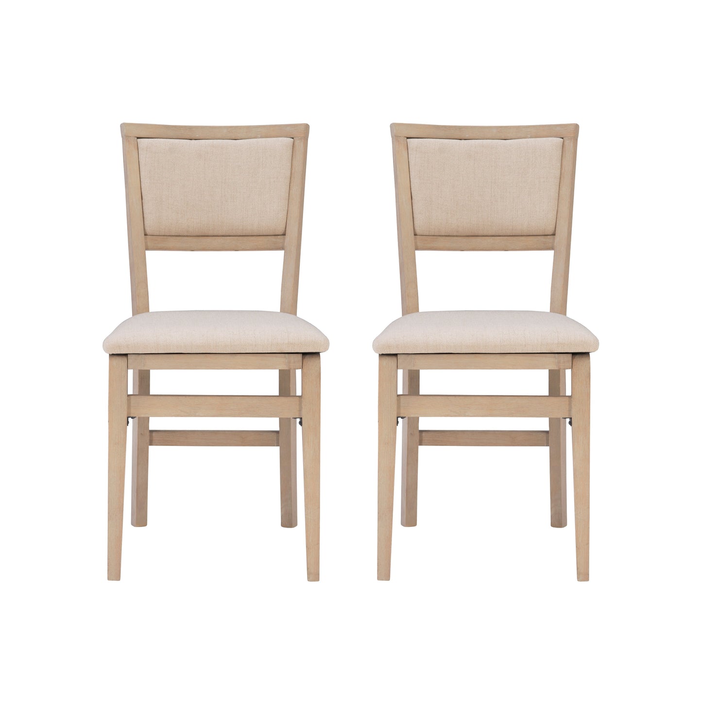 Chaise pliante rembourrée Keira Gray délavée