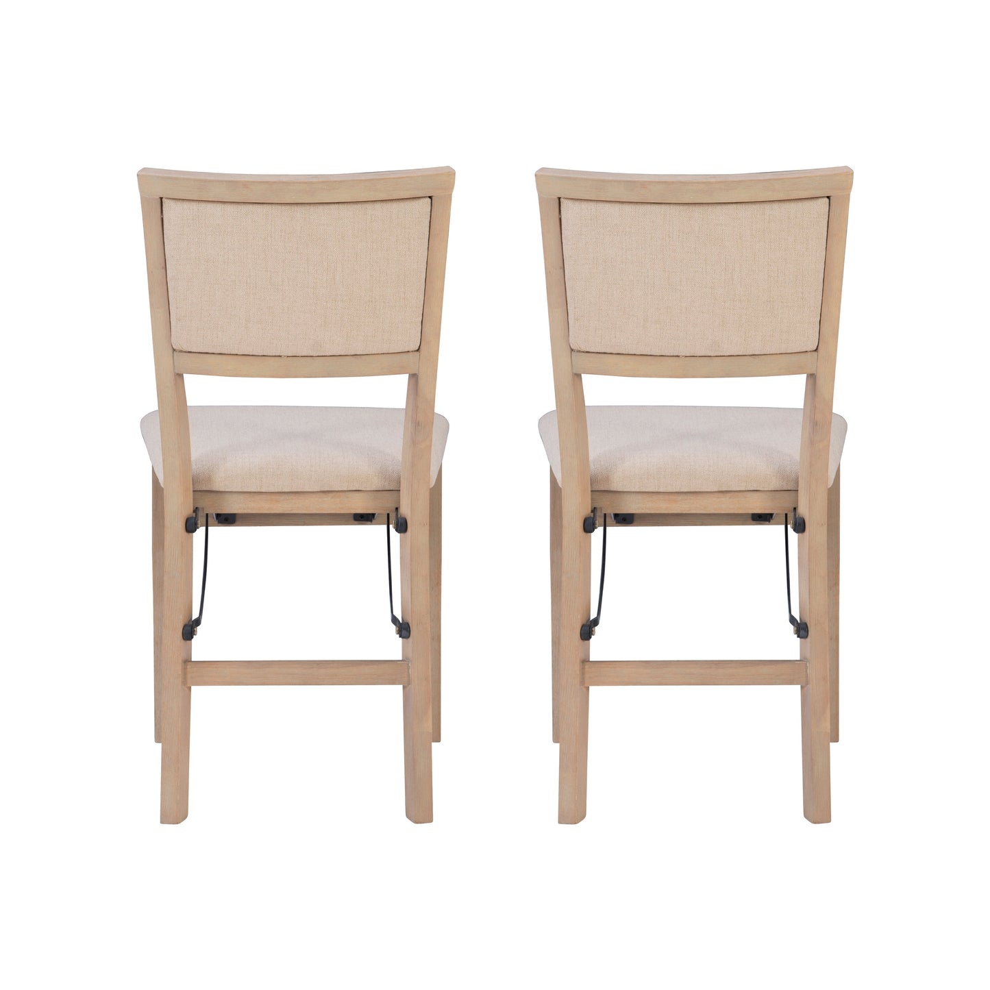 Chaise pliante rembourrée Keira Gray délavée