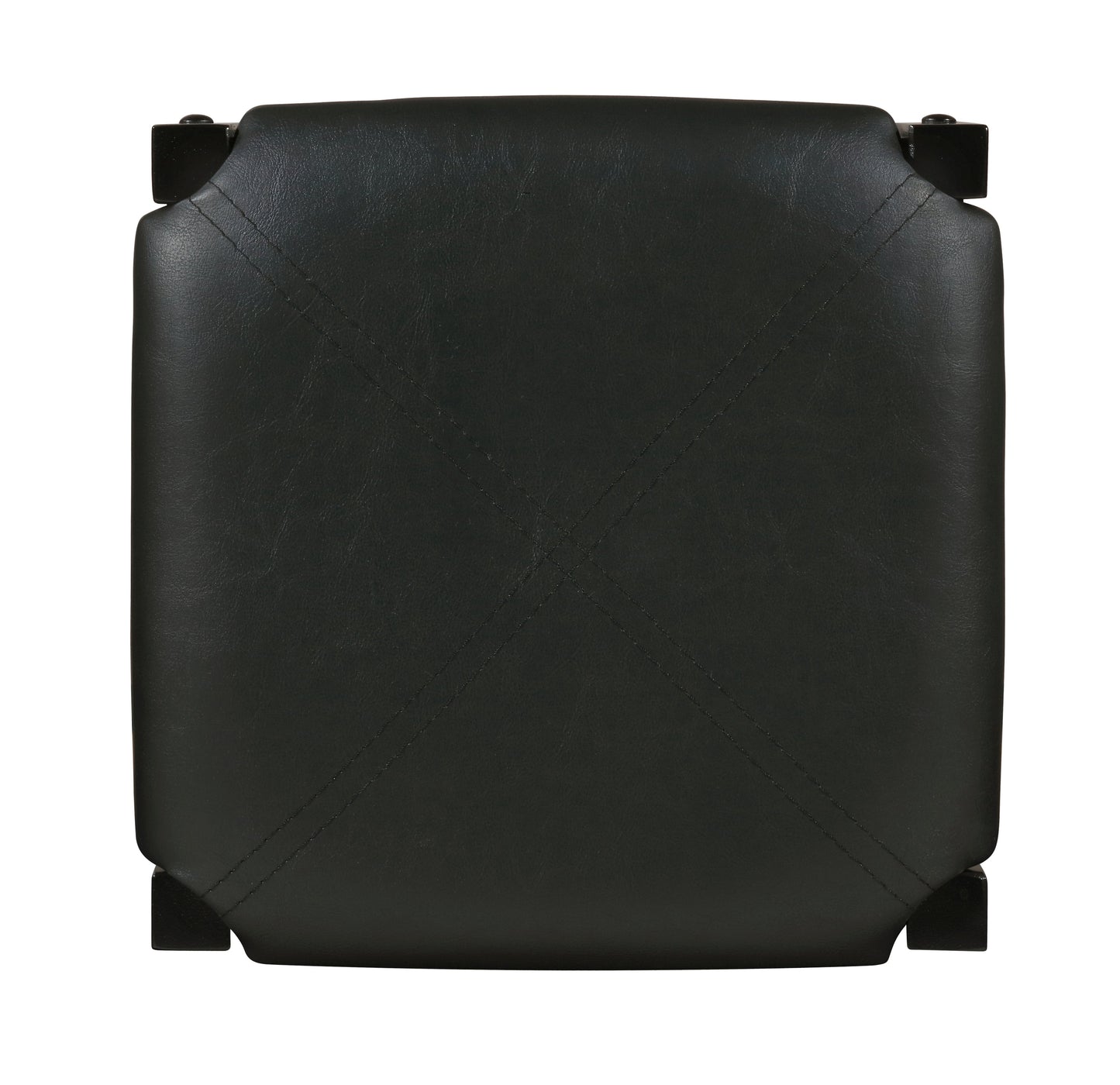 Ensemble de taverne Lance noir avec plateau en faux marbre