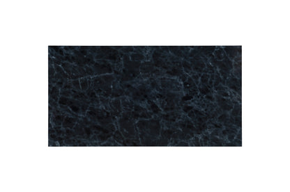 Ensemble de taverne Lance noir avec plateau en faux marbre