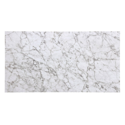 Ensemble de taverne Lance noir avec plateau en faux marbre