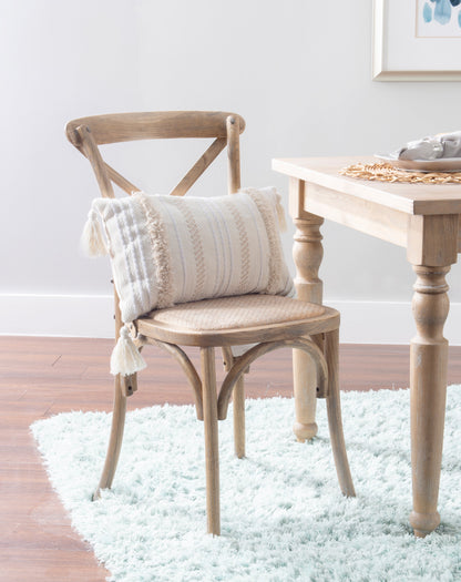 Chaise en bois courbé gris délavé Hyde (lot de 2)