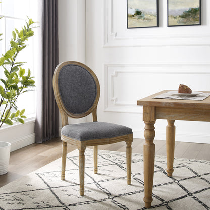 Chaise Shiraz à dossier ovale (lot de 2)