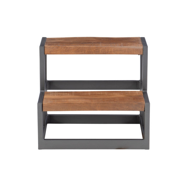 Marches de lit Bodie en bois et métal