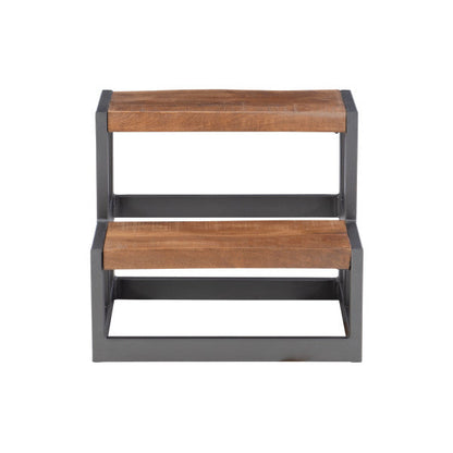 Marches de lit Bodie en bois et métal