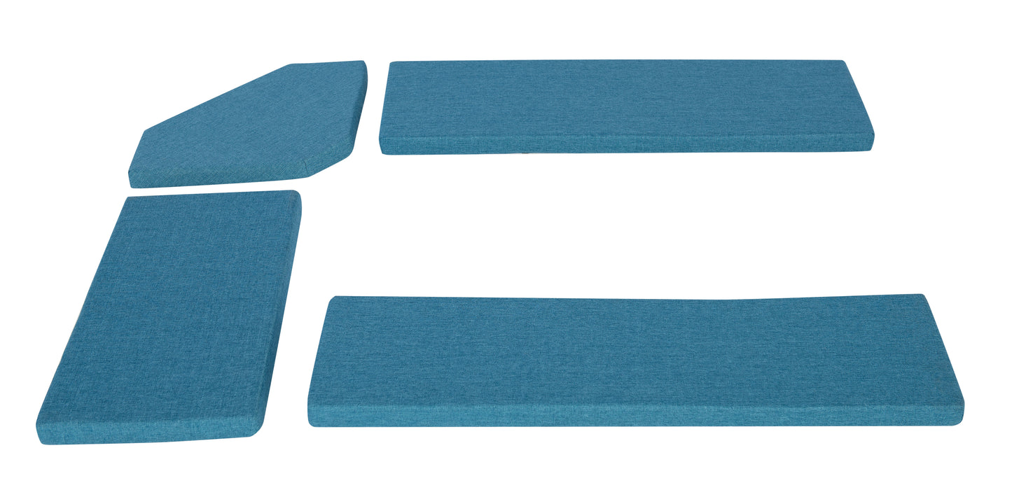 Ensemble de coussins en microfibre beige Chelsea