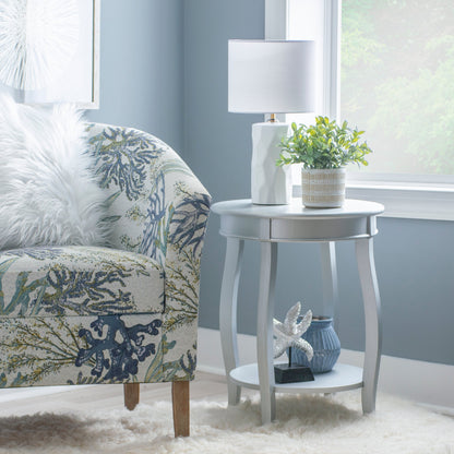 Table d'appoint ronde arc-en-ciel