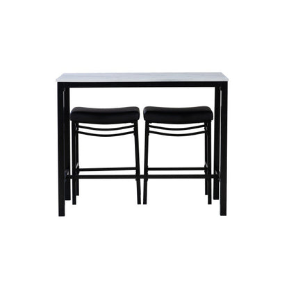 Ensemble Betty 3 pièces en similicuir effet marbre