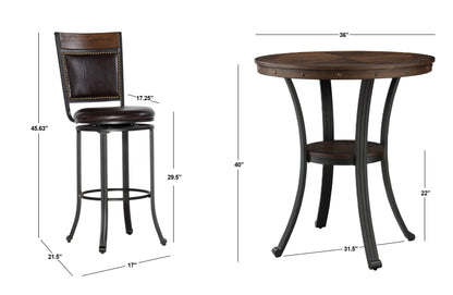 Ensemble de pub Franklin 3 pièces