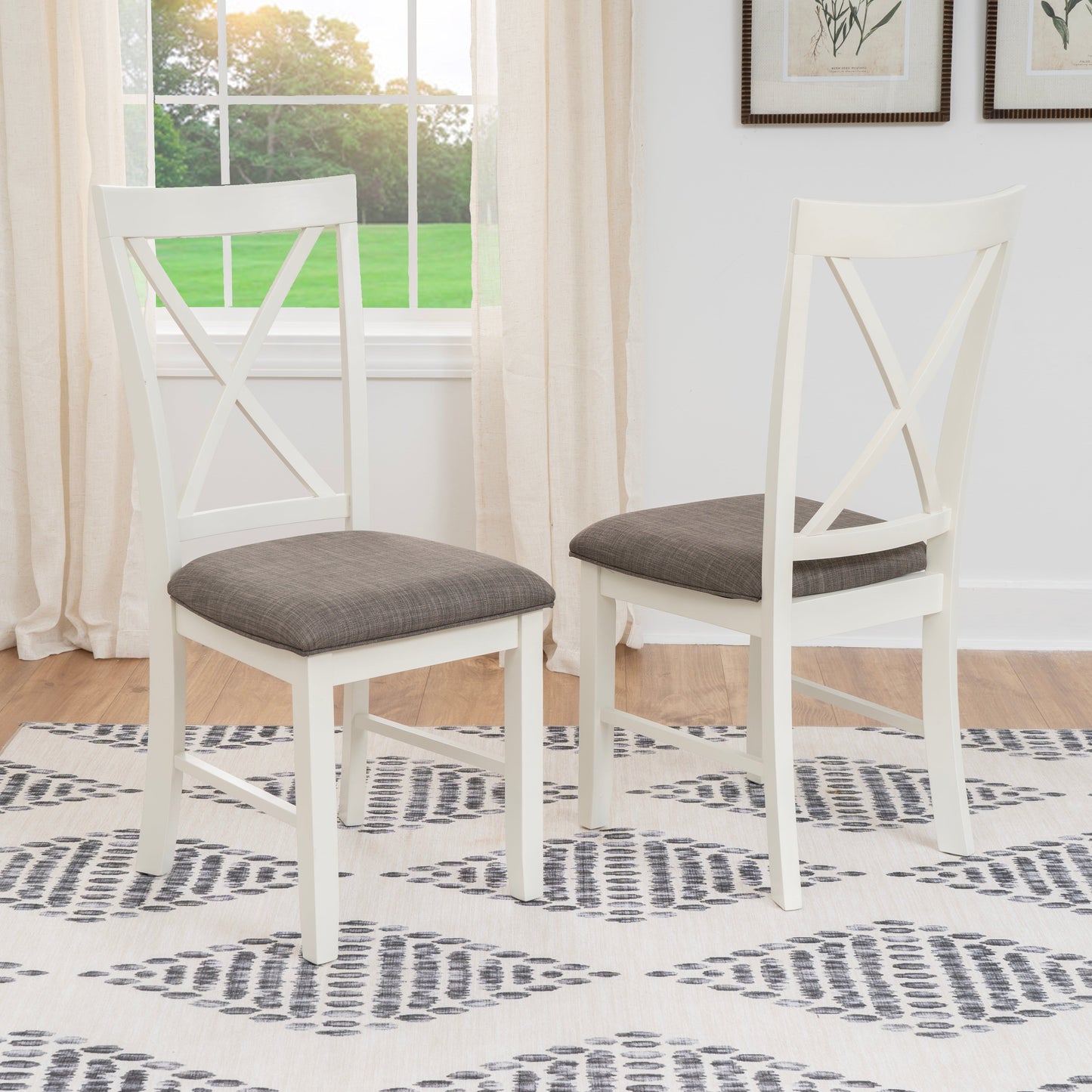 Chaise d'appoint Jane (lot de 2)