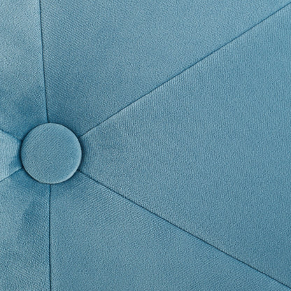 Tabouret de coiffeuse à fleurs