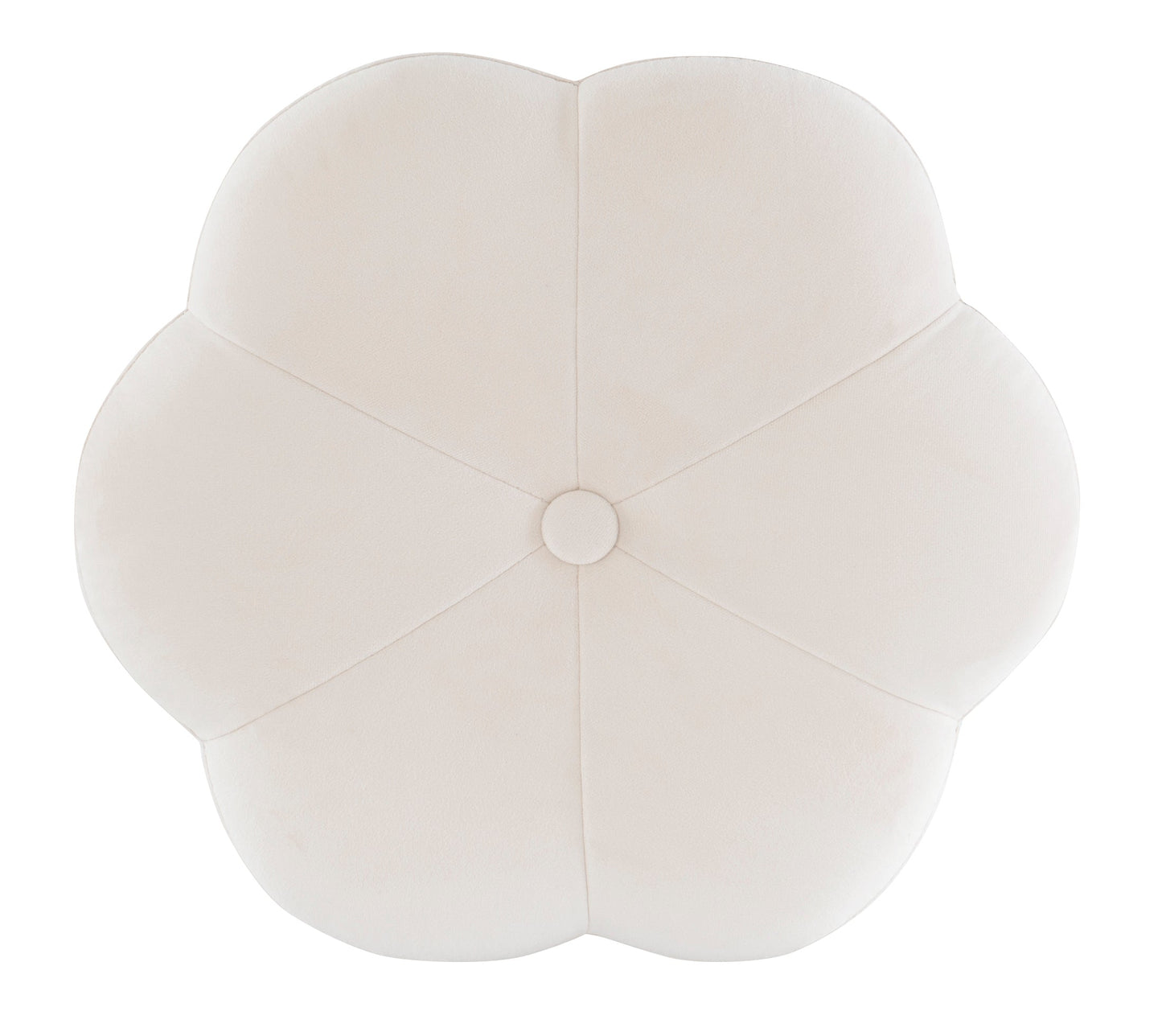 Tabouret de coiffeuse à fleurs