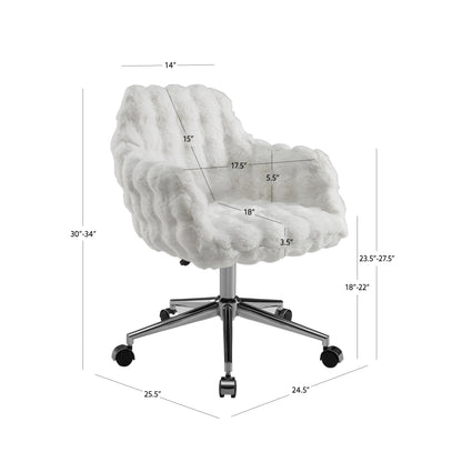 Chaise de bureau Dawson White Cloud Bubble