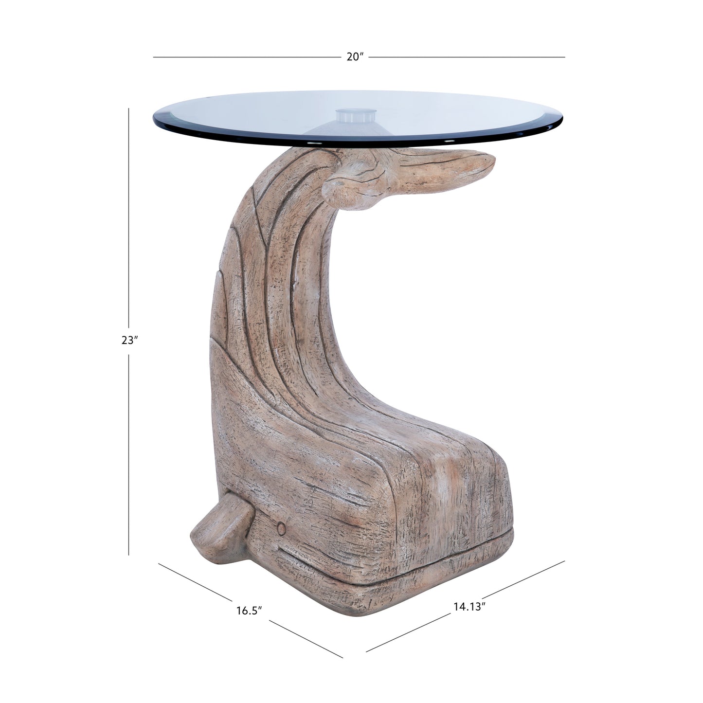 Table d'appoint Wally la Baleine