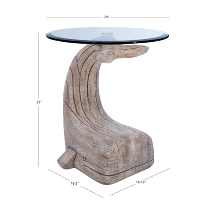 Table d'appoint Wally la Baleine