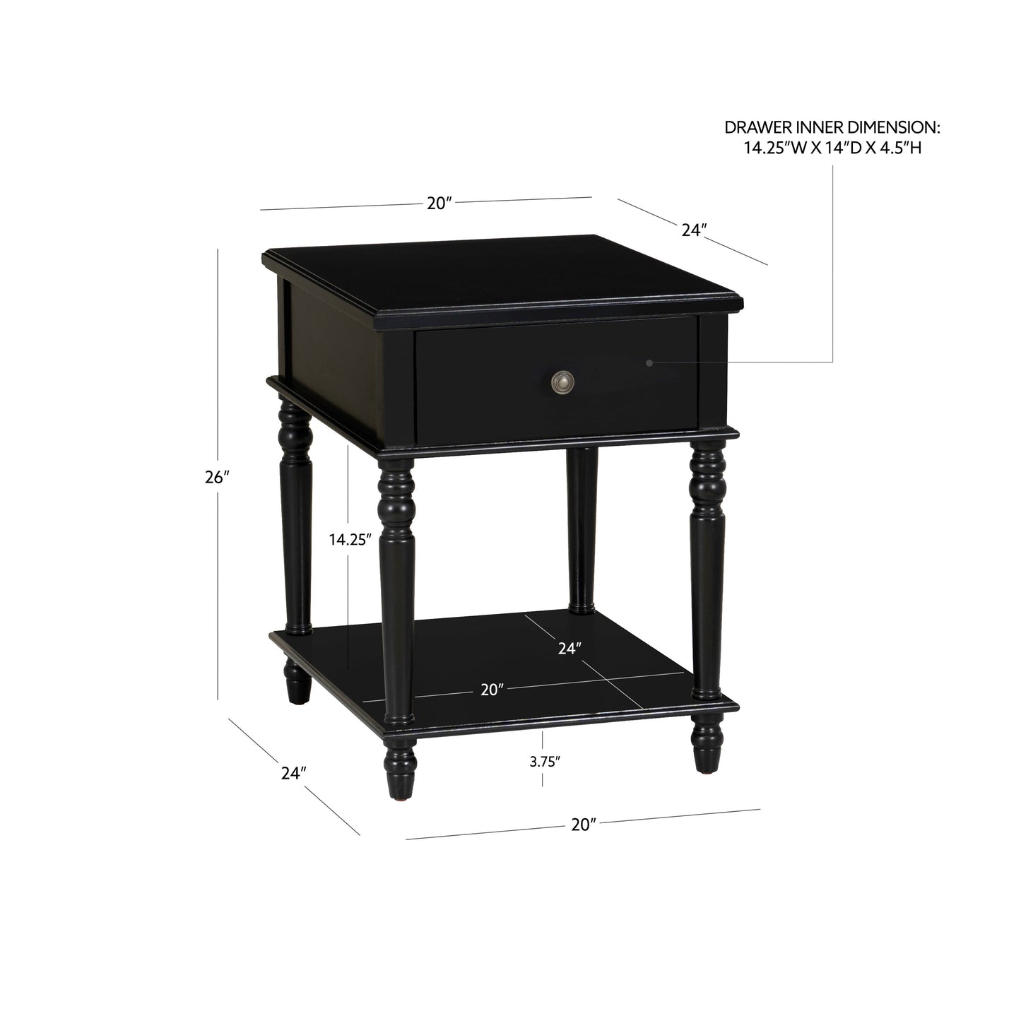 Table d'appoint Pike Square