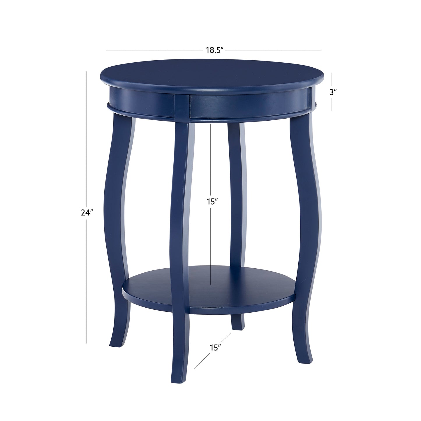 Table d'appoint ronde arc-en-ciel