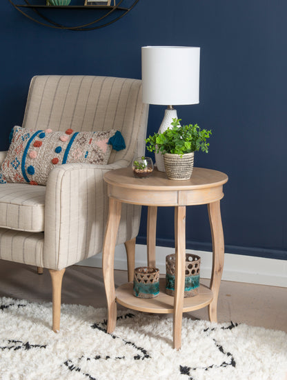 Table d'appoint ronde arc-en-ciel