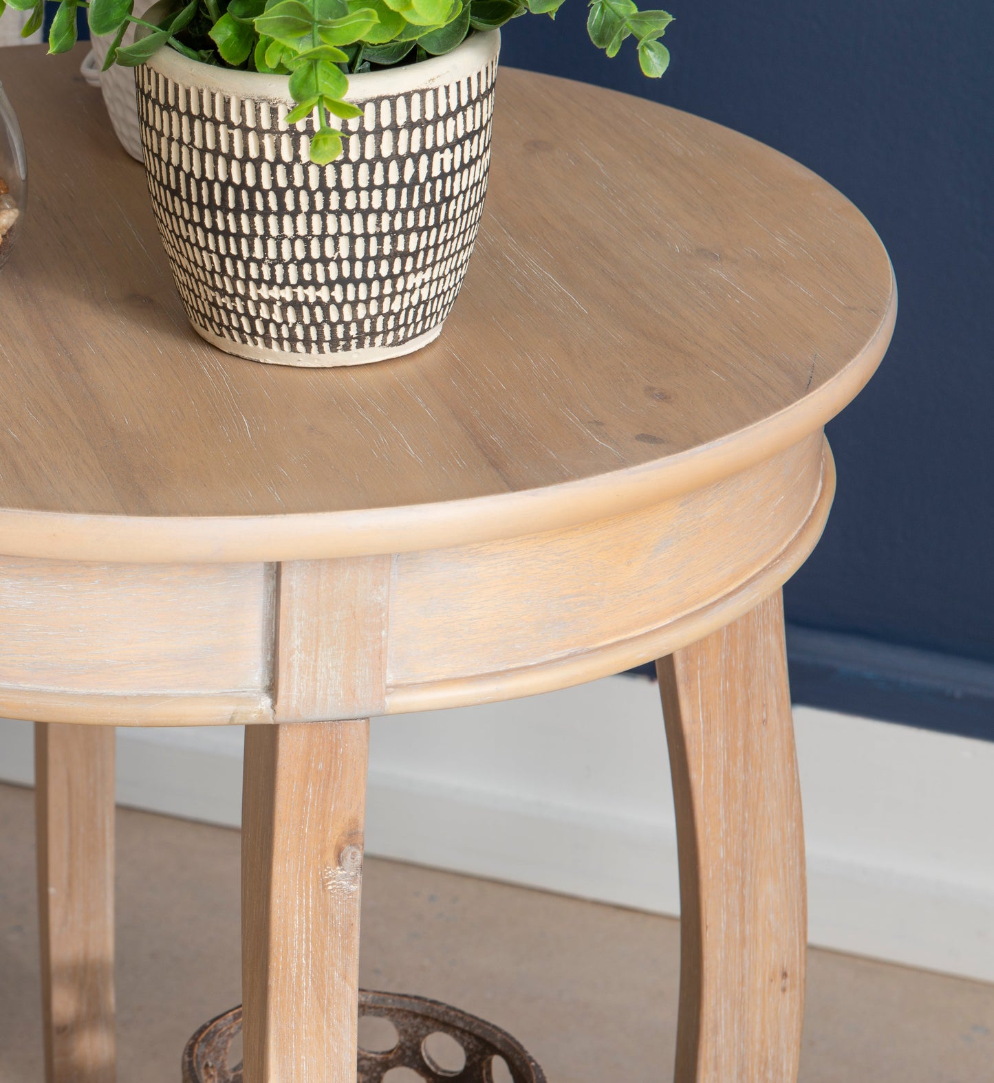 Table d'appoint ronde arc-en-ciel