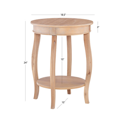 Table d'appoint ronde arc-en-ciel