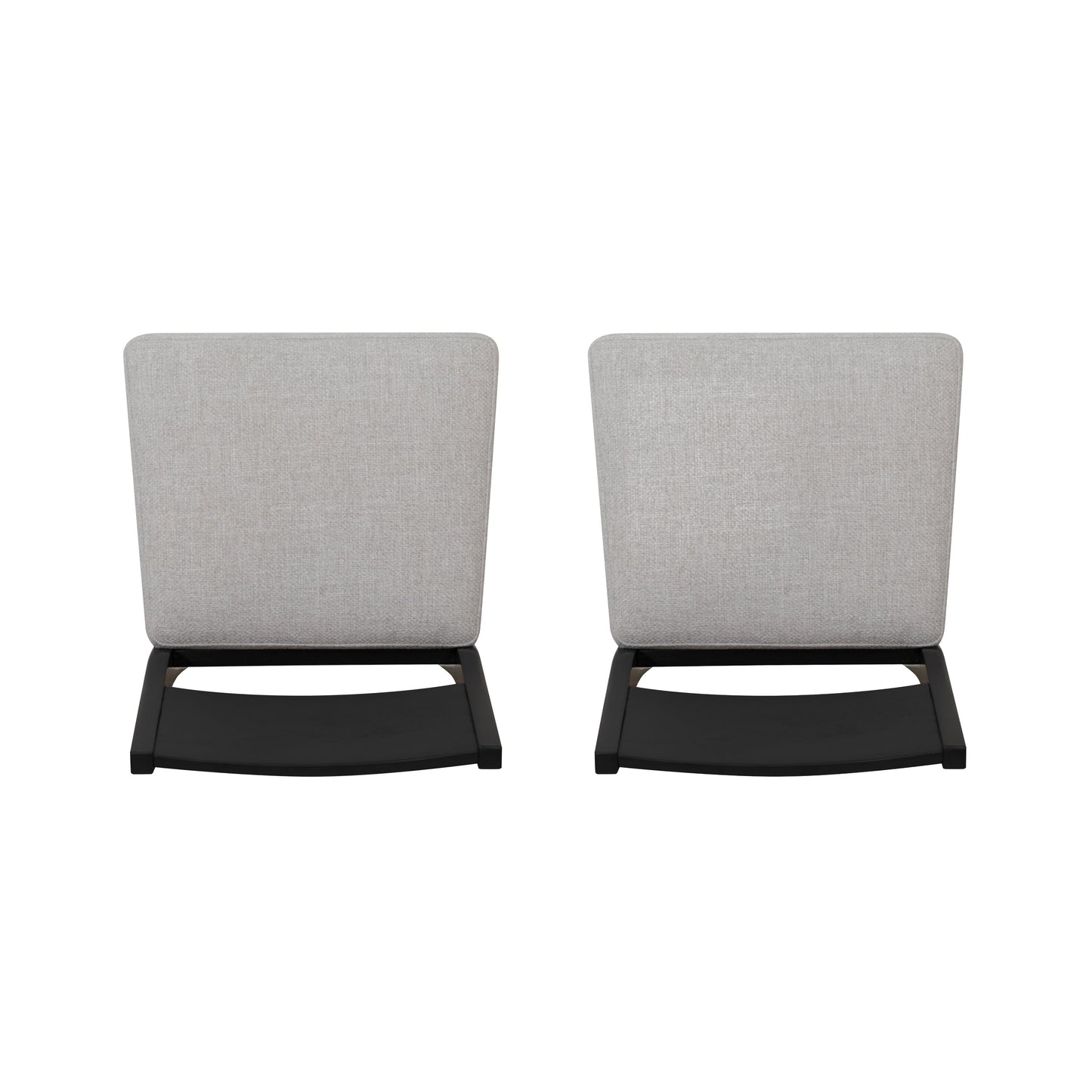 Chaise d'appoint rembourrée noire Cosgrove