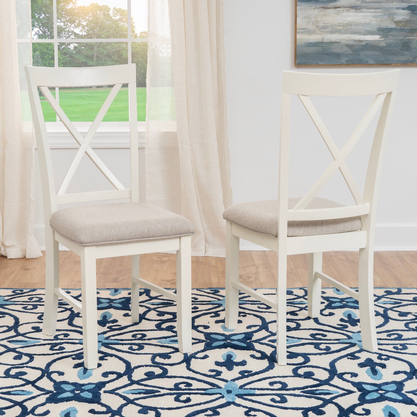 Chaise d'appoint Jane (lot de 2)