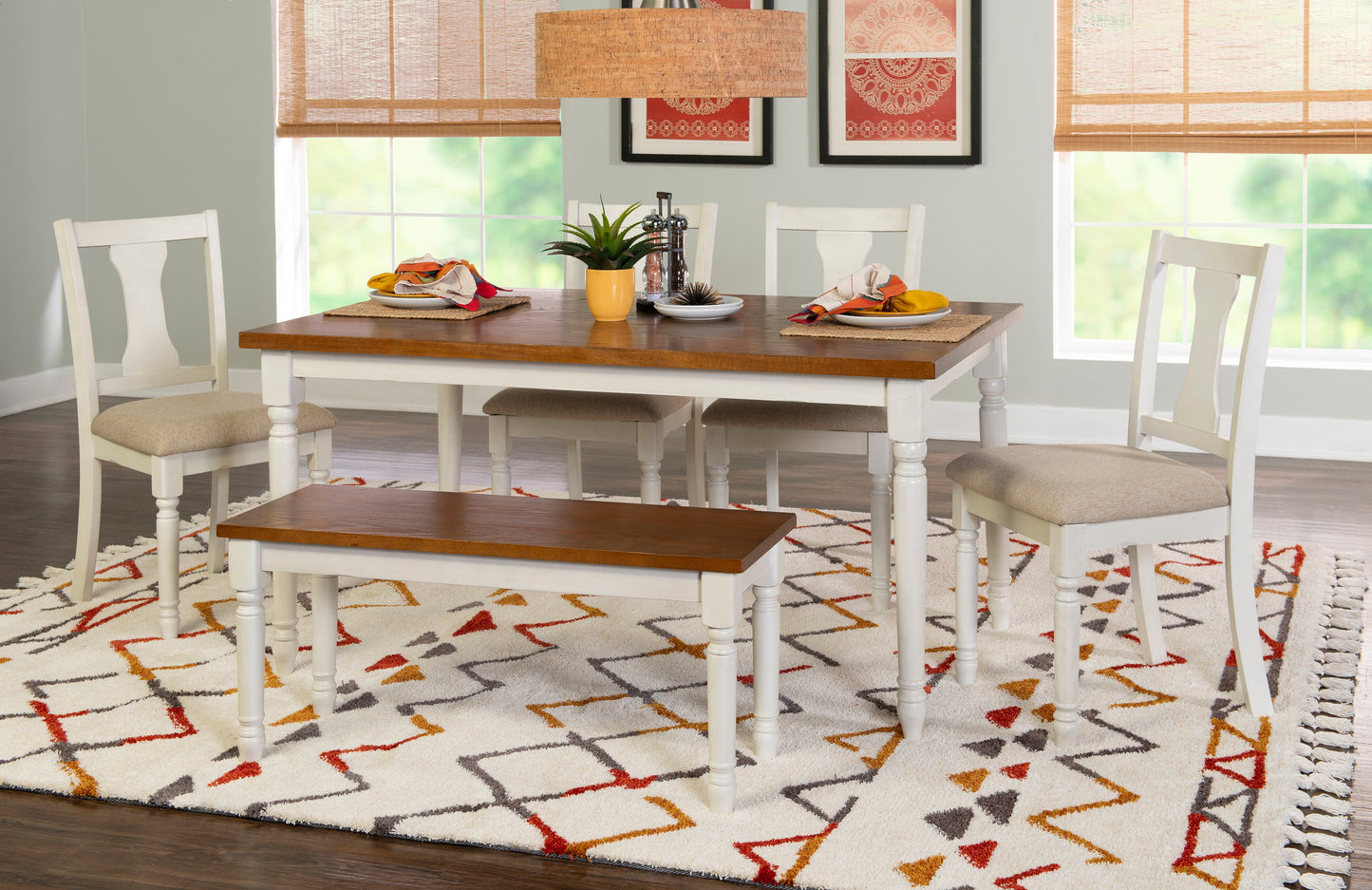 Ensemble de salle à manger Willow 5 ou 6 pièces