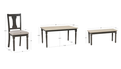 Ensemble de salle à manger Willow 5 ou 6 pièces