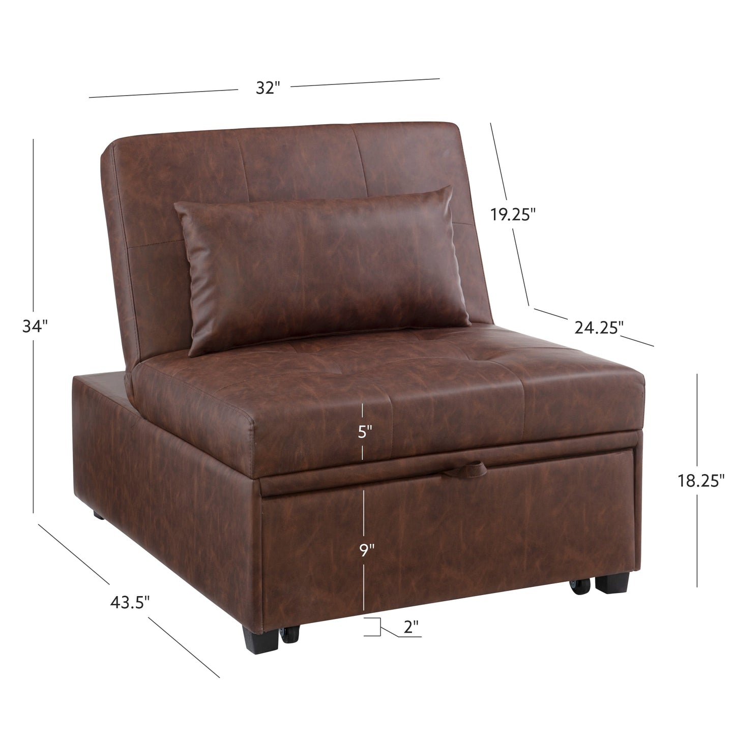 Fauteuil-couchette Dozer