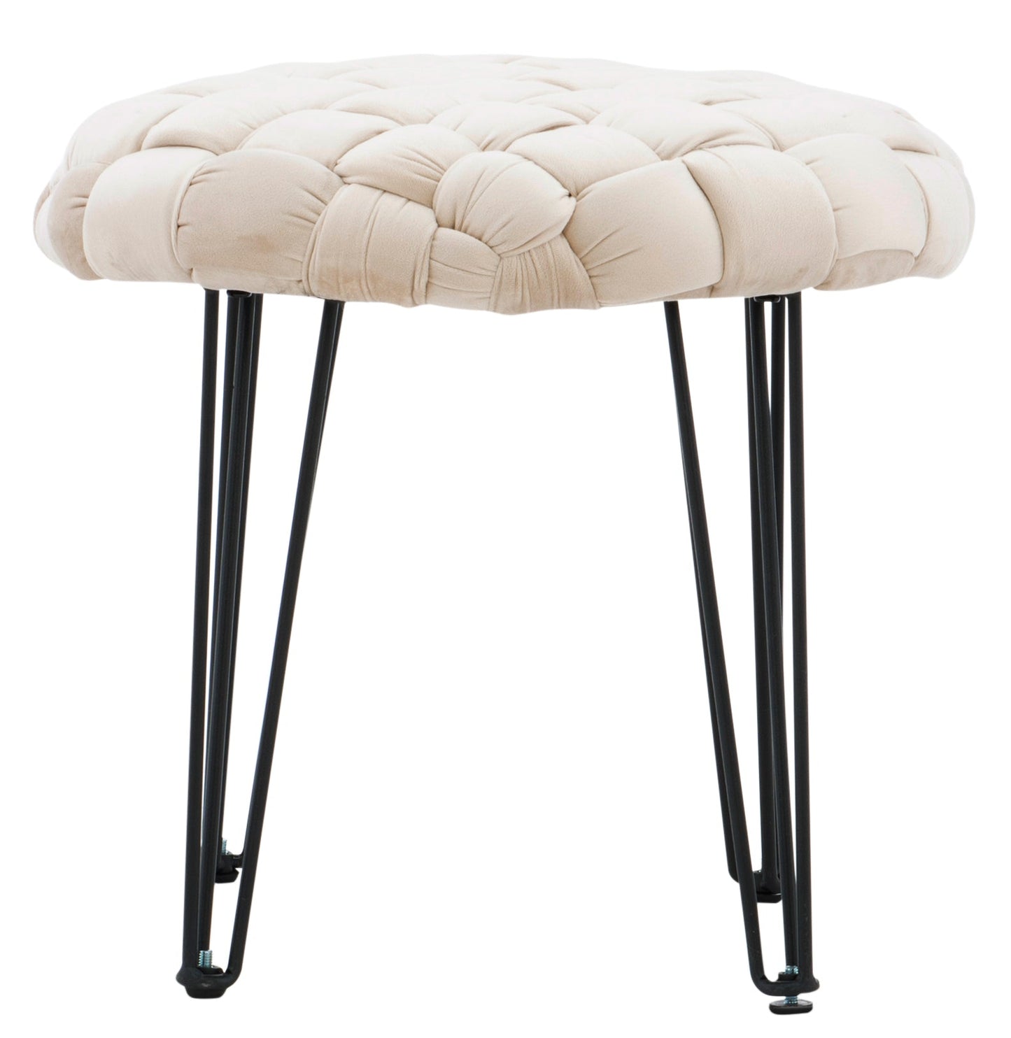 Tabouret rond écarlate