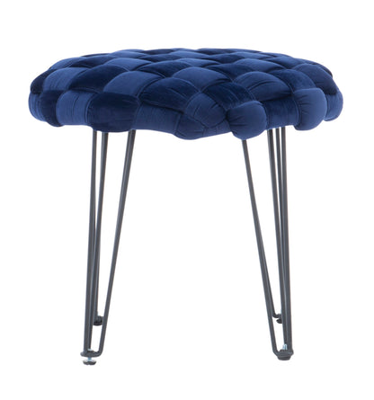 Tabouret rond écarlate