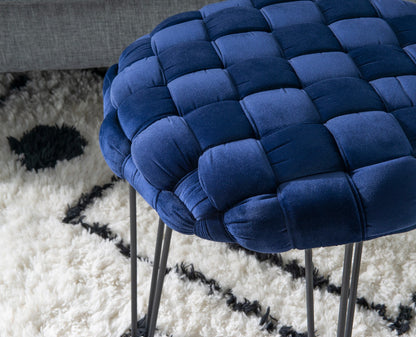 Tabouret rond écarlate