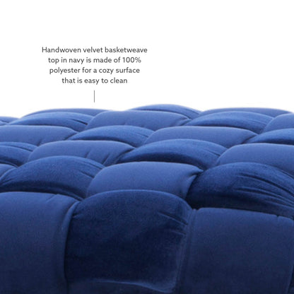 Tabouret rond écarlate