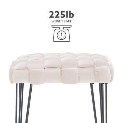 Tabouret ottoman carré Neva