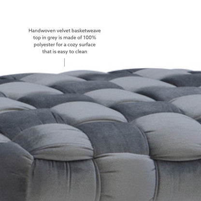 Tabouret ottoman carré Neva