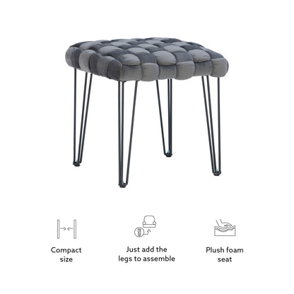 Tabouret ottoman carré Neva