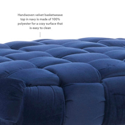 Tabouret ottoman carré Neva