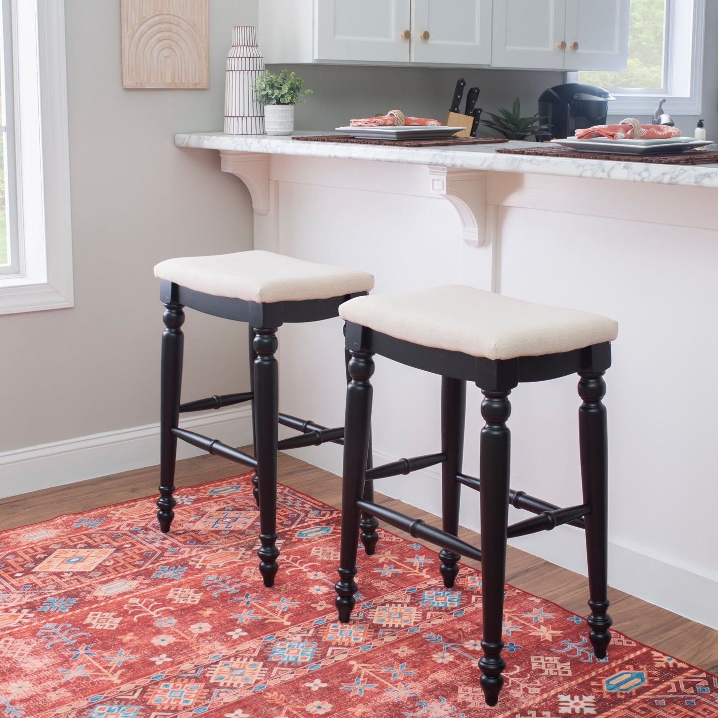 Tabouret de bar ou de comptoir sans dossier Marino Antique